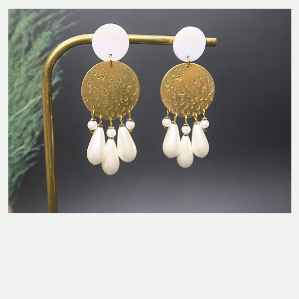 DIY Boucles d'oreilles Délia