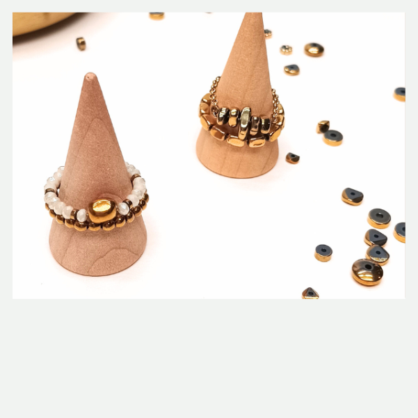 DIY Bagues en perles hématite