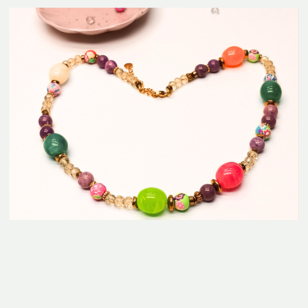 DIY Collier perles inspiration bonbons