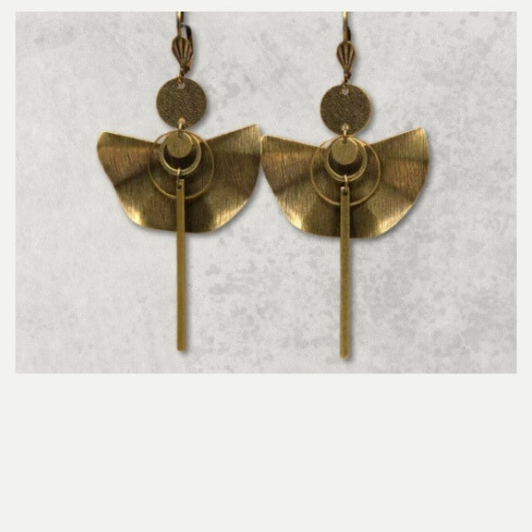 DIY boucles d’oreilles bronze Darbres