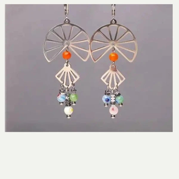 DIY boucles d'oreilles acier Morgan