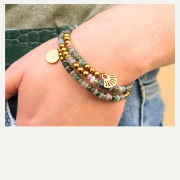 DIY bracelet en agate indienne