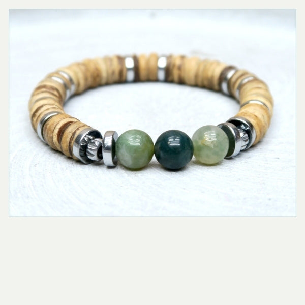 DIY bracelet en perles d'agate