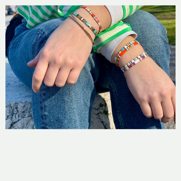 DIY Bracelets printaniers en perles Tila