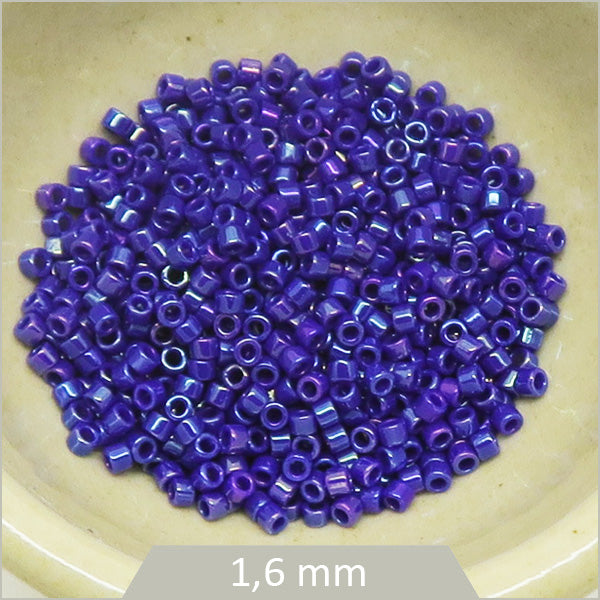 5g de perles Miyuki Delica 11/0, DB0216 bleu roi