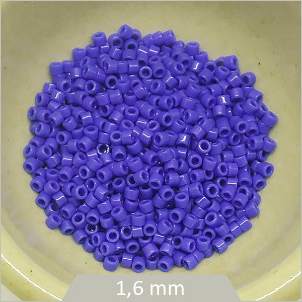 5g de perles Miyuki Delica 11/0, DB1138 bleu cyan