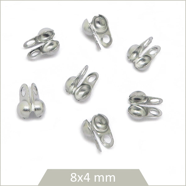 20 embouts cache-noeuds en acier inoxydable