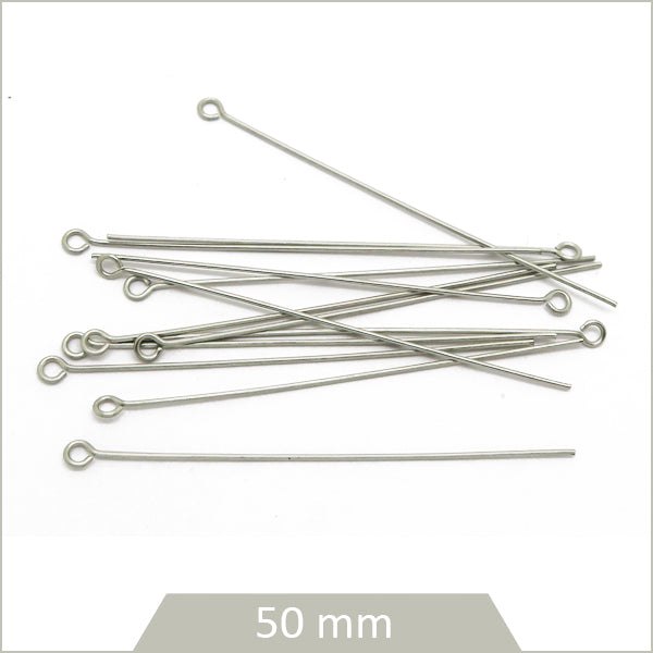 lot tige à œillets acier pour bijoux
