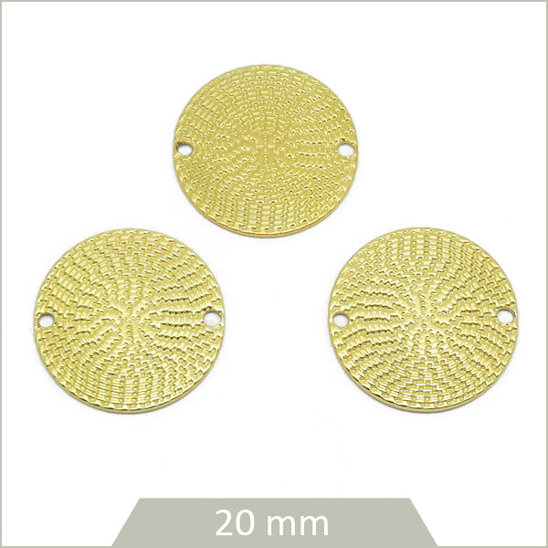 achat pendentif rond motif vannerie