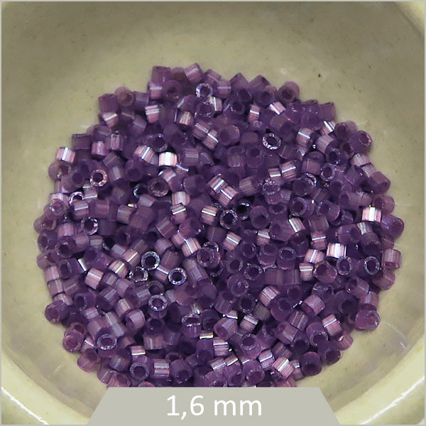 5g de perles Miyuki Delica 11/0, DB1810 violet satin