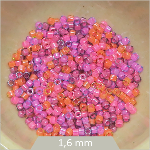 5g de perles Miyuki Delica 11/0, DB2064 mix lumineux