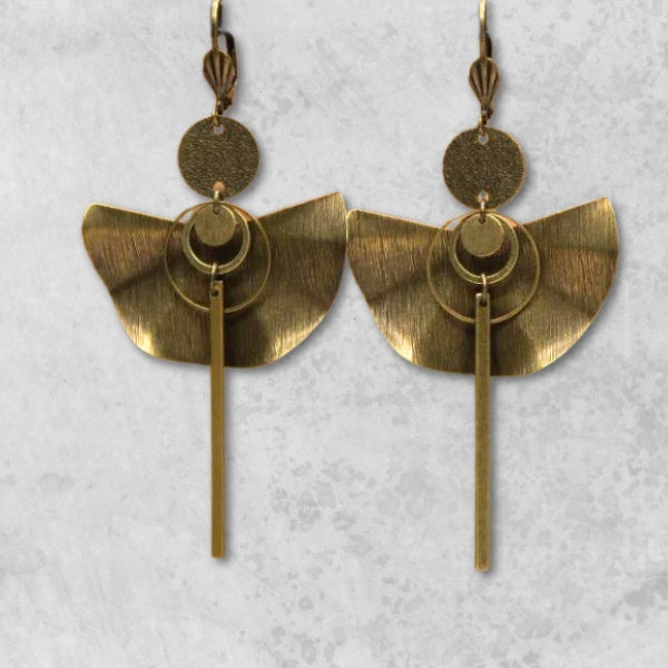 Matériel création boucles d'oreilles bronze