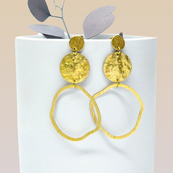 DIY grosse boucles d'oreilles