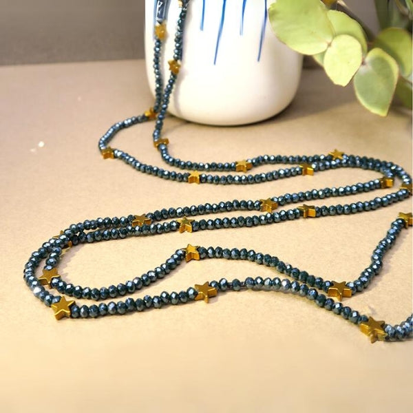 Env. 170 perles de verre à facettes donuts anthracite irisé, 3x2 mm