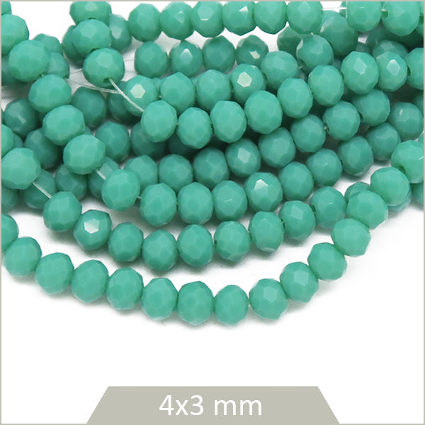 créer son bijou avec perles verre turquoise