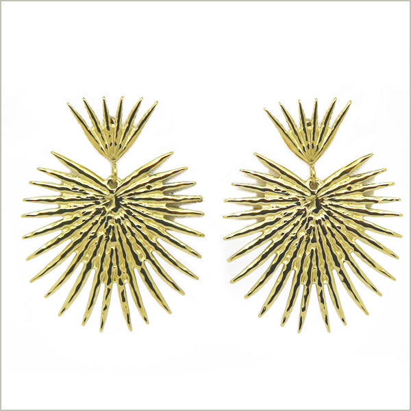 1 paire de boucles d'oreilles paon en acier inoxydable