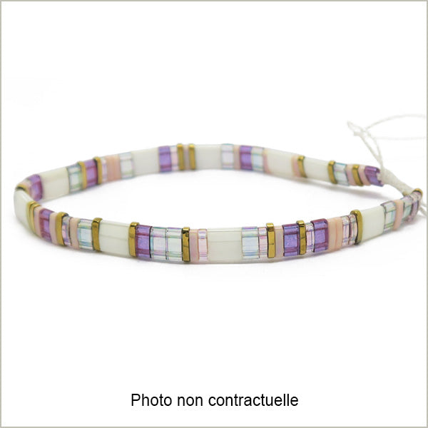 6g de mix de perles Tila ballerine