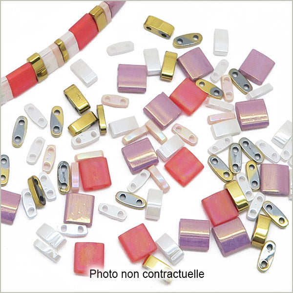 6g de mix de perles Tila féerique