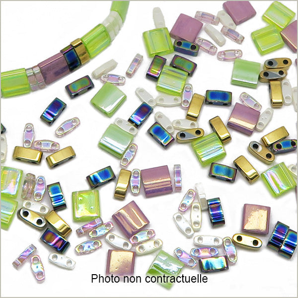 6g de mix de perles Tila Nymphéa