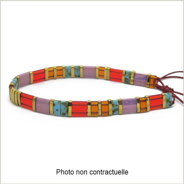 6g de mix de perles Tila bouquet OR