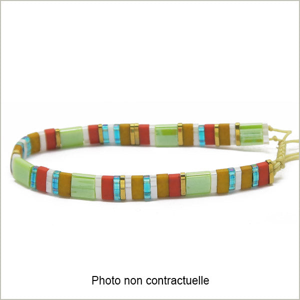 6g de mix de perles Tila Tulipe