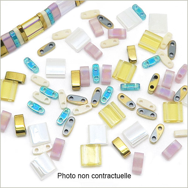 6g de mix de perles Tila Isis