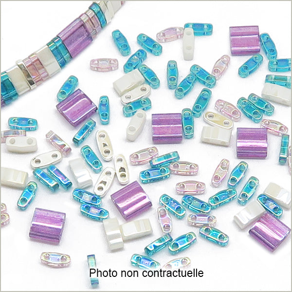 6 g de mix de perles Tila Ariel