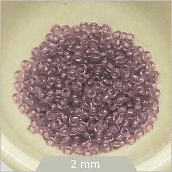 5g Rocaille Miyuki 11/0, 0142L améthyste fumé clair