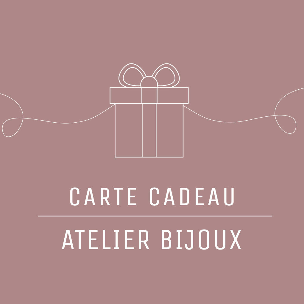 E-Carte cadeau atelier création de bijoux à Lyon