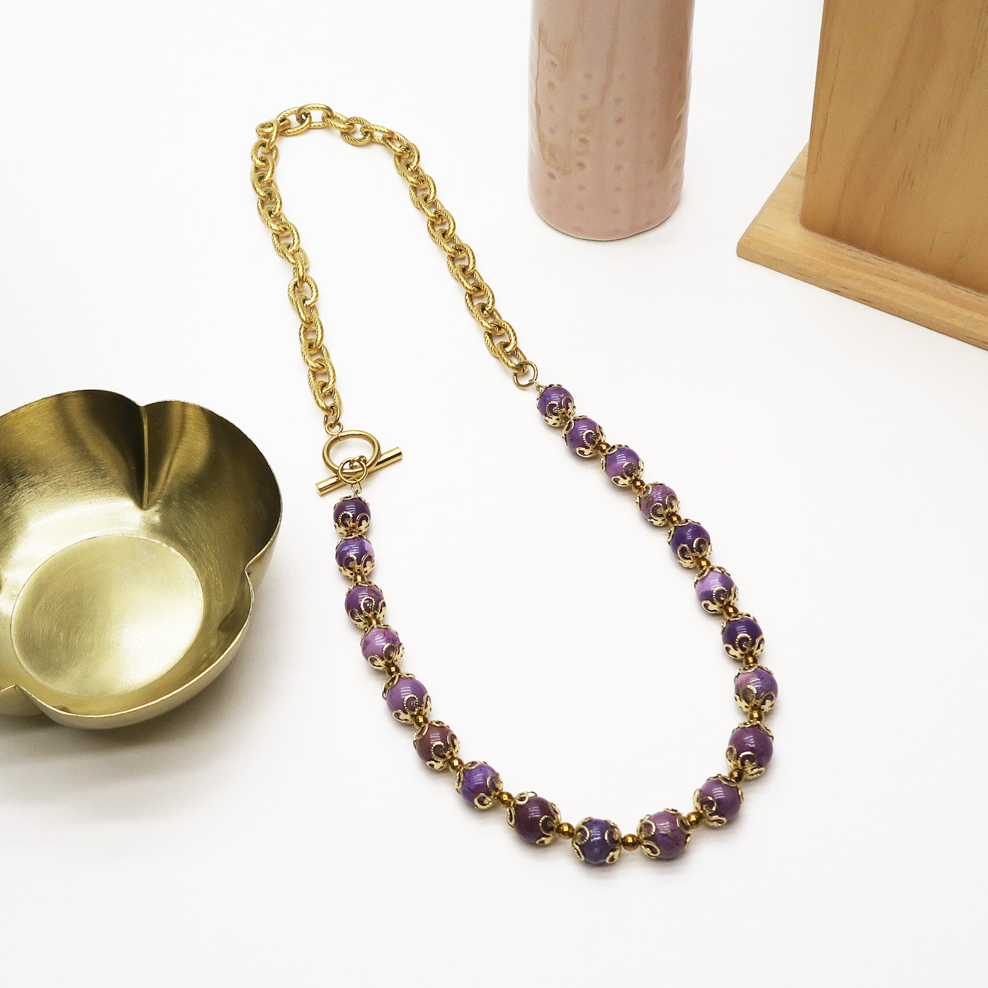 1 m de chaîne ovale torsadée en acier inoxydable doré