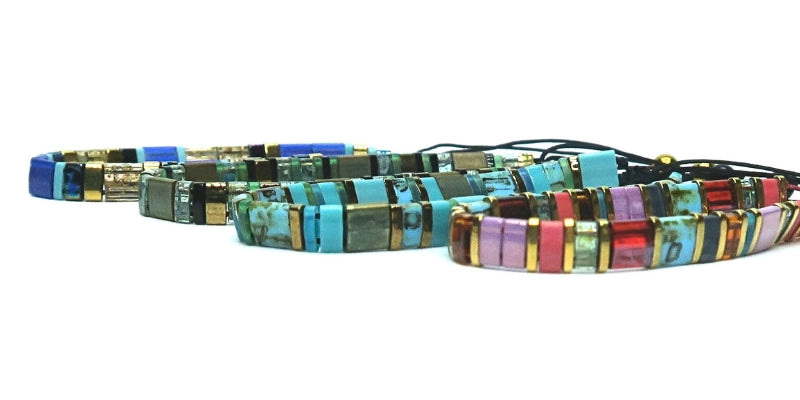 création bracelets perles tila