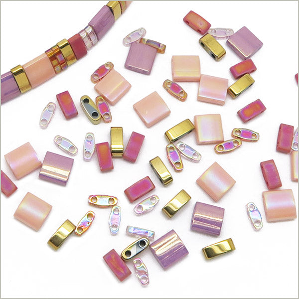 6g de mix de perles Tila féerique