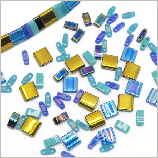 6g de mix de perles Tila Sirène