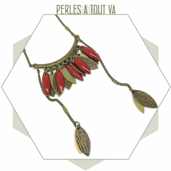 Idée création collier bronze