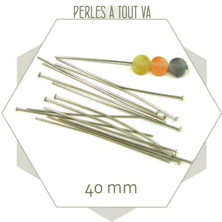 Vente tige acier pour création bijou