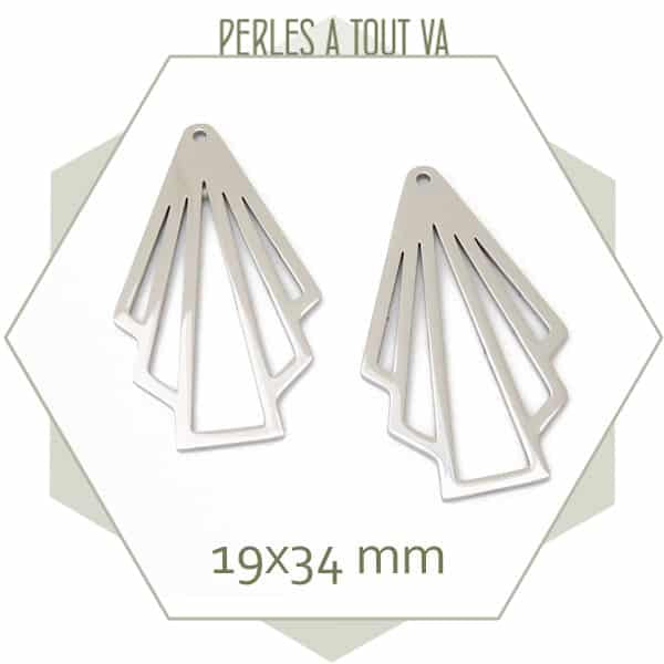 pendentif couleur argent