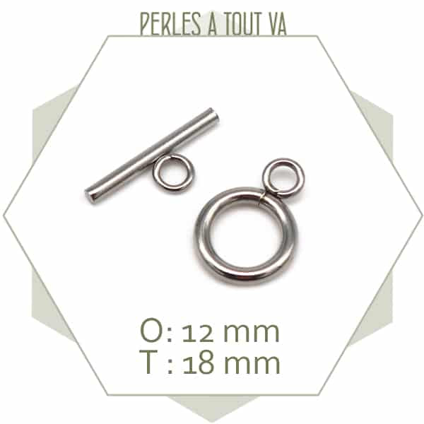 Achat fermoir toogle acier