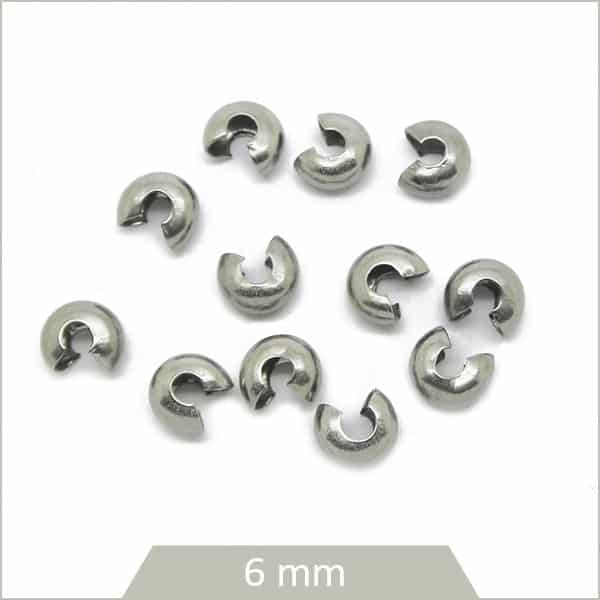 perles à écraser acier pour DIY bijoux