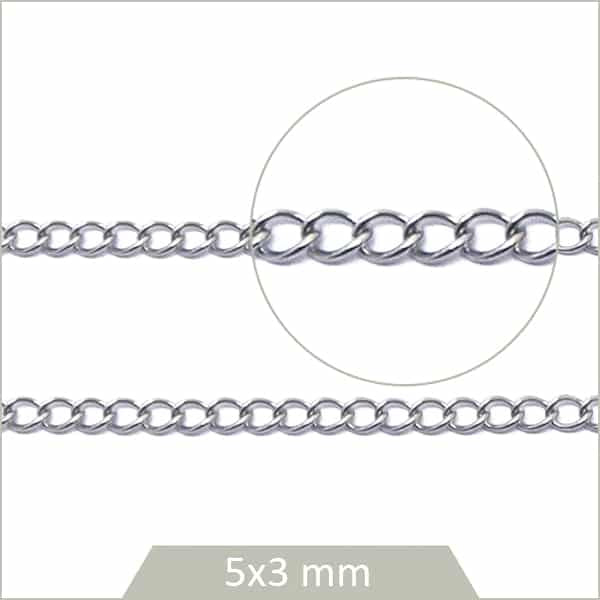 Fournisseur chaine de réglage bijoux en acier