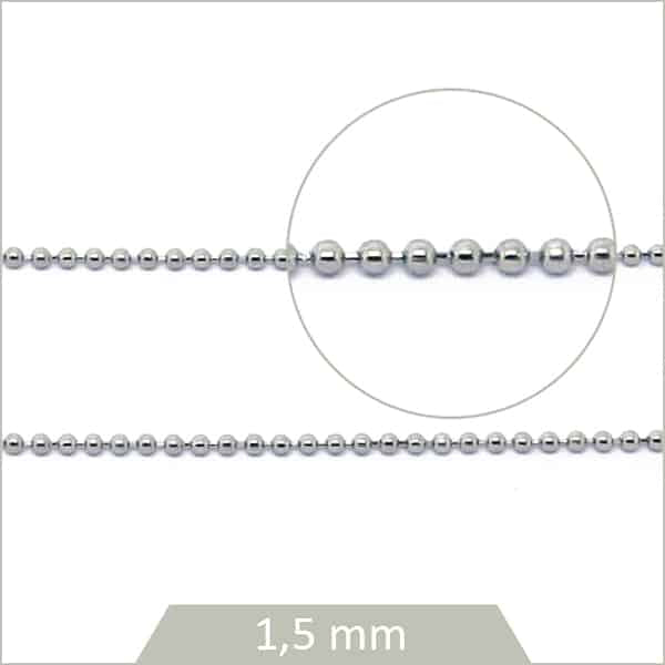 Fournisseur chaine bille en acier