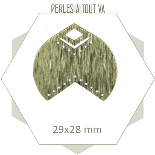 Fournisseur breloque pour tissage bronze