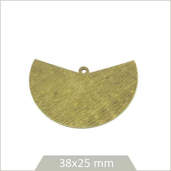 vente breloque éventail bronze pour bijoux