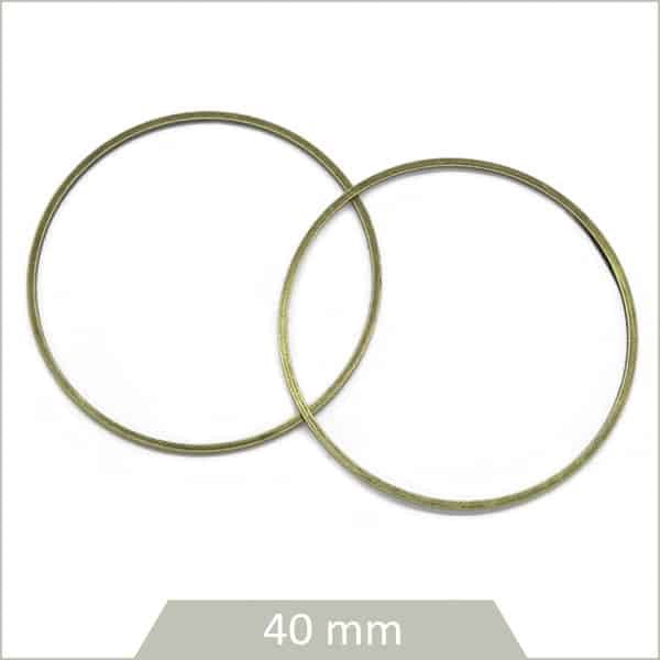 Fourniture créole laiton bronze pour bijoux