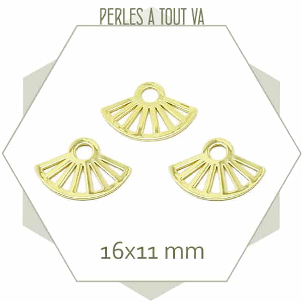 Achat breloque inédite dorée