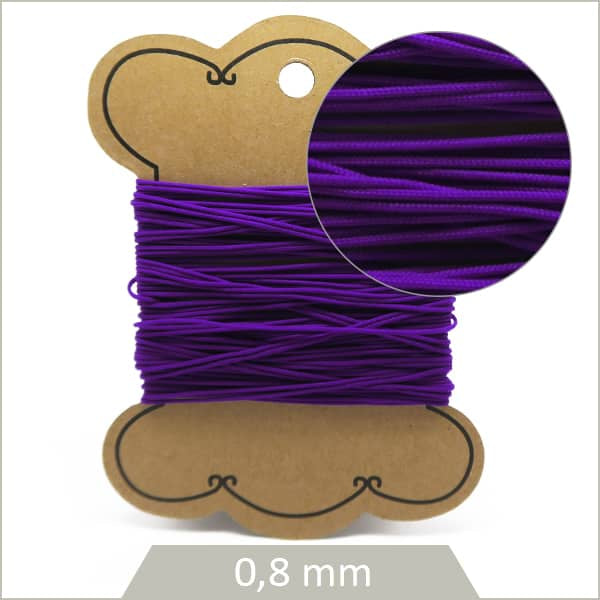 Vente cordon violet pour bijoux