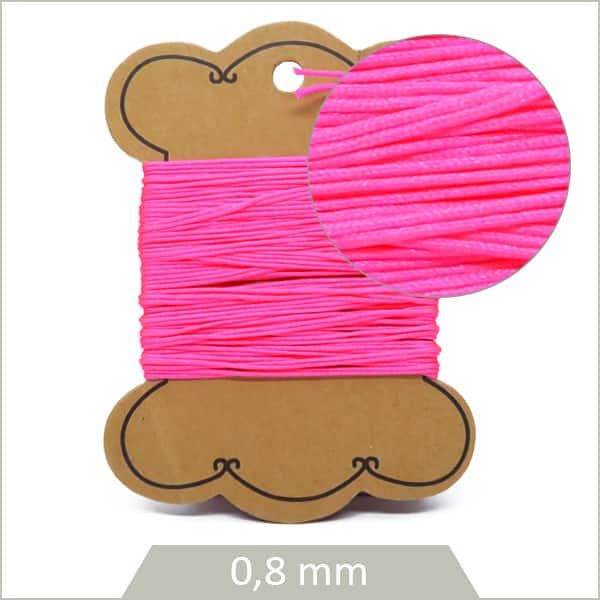 Fournisseur cordon synthétique rose