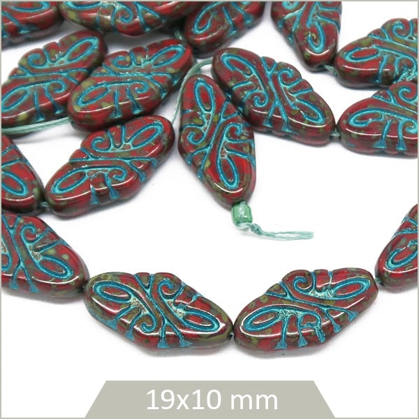Fournisseur perles tchèque arabesques
