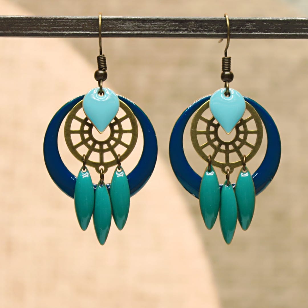 DIY boucles d'oreilles attrape reves