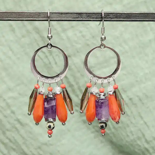 DIY boucles d'oreilles créoles