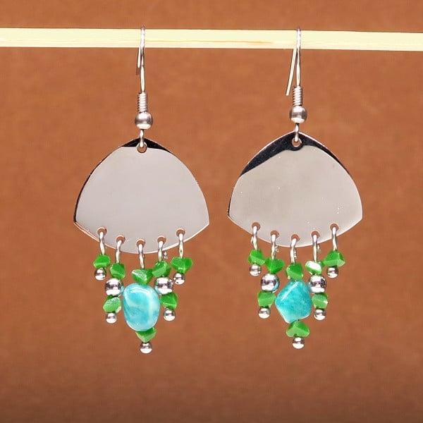 DIY boucles d'oreilles en acier